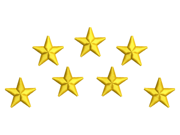 Download Golden Stars Embroidery Pattern - Pattern Collection